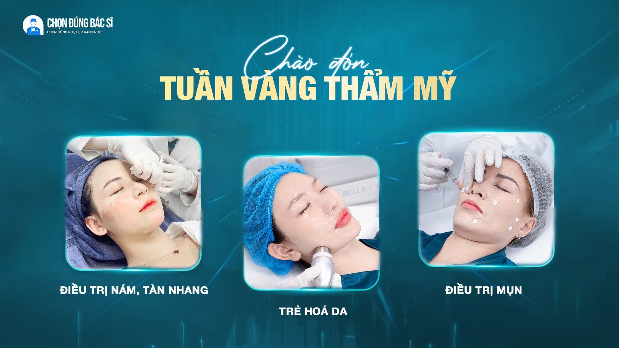 Chào đón "Tuần Vàng Thẩm Mỹ" - Nhận ngay voucher siêu khủng
